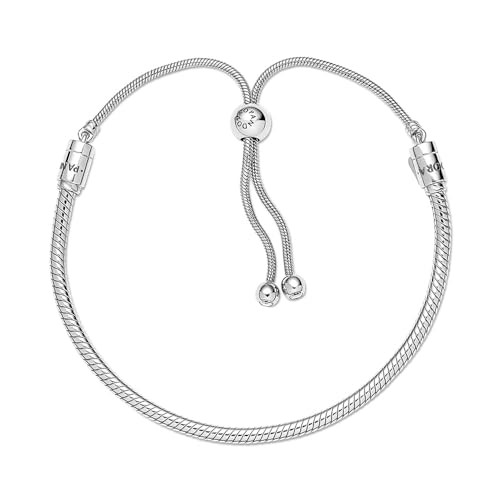 Pandora Moments : bracelet maille serpent en argent sterling