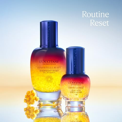 L'Occitane Immortelle Reset : huile-en-s&eacute;rum de nuit anti-&acirc;ge