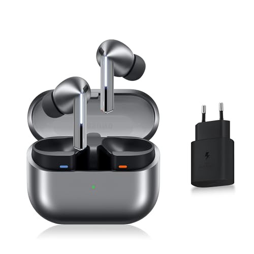 Samsung Galaxy Buds3 Pro, Wireless Earbuds, Active Noise Cancellation, Bluetooth, Silver, Audio...