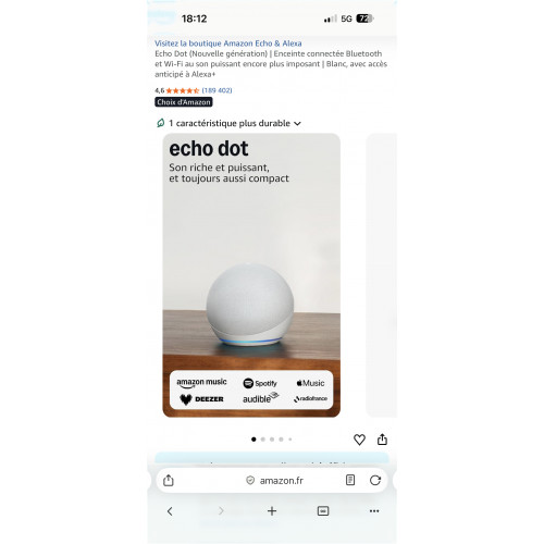Enceinte Alexa