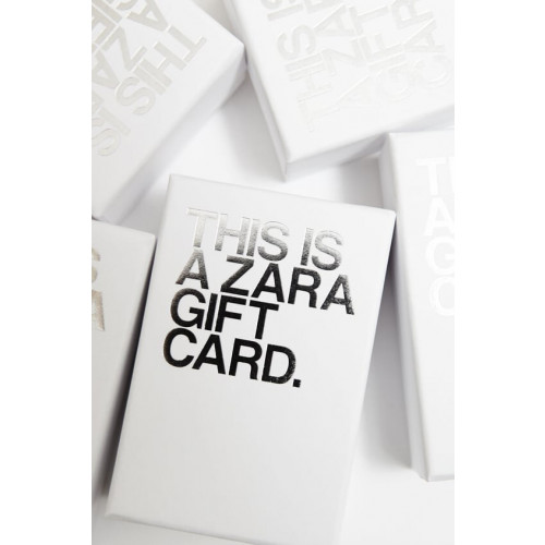 Bon cadeau Zara