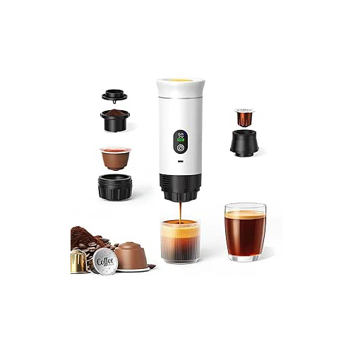 Machine &agrave; Cafe Portable 3 capsules diff&eacute;rentes 