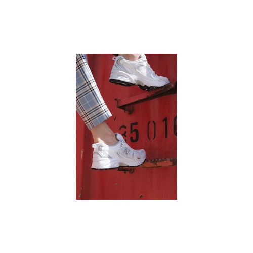 New Balance MR530 UNISEX - Baskets basses - white silver/blanc - ZALANDO