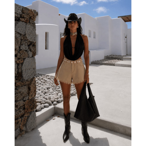 Short IRIS Camel taille M