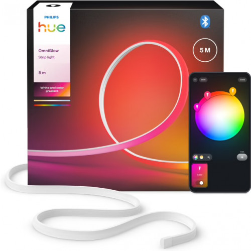 Philips Hue OmniGlow Ruban LED 5&nbsp;m&egrave;tres | Coolblue | Ampoules connect&eacute;es